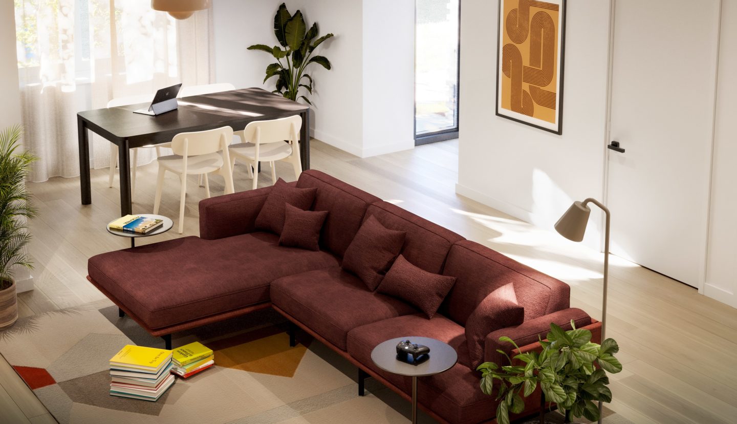 SEE-MORE living room red unit