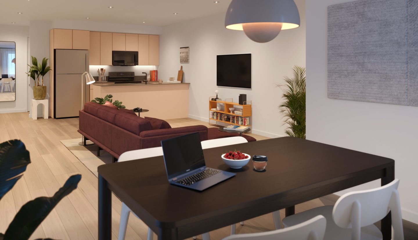 SEE-MORE living kitchen red unit